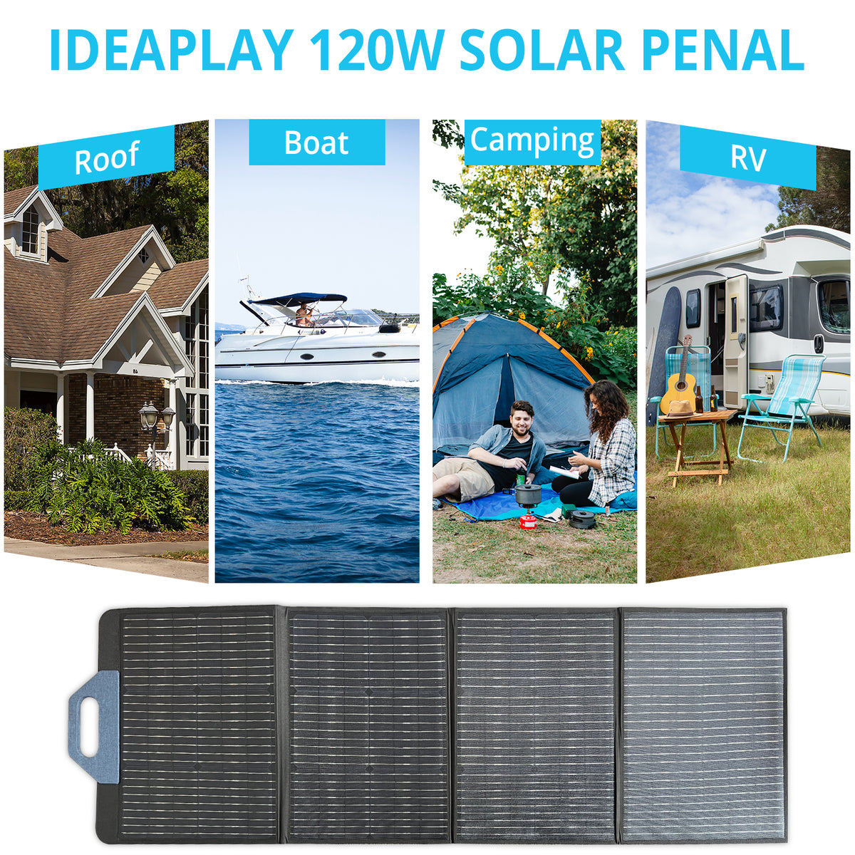 IDEAPLAY SP120 120W Solar Panel